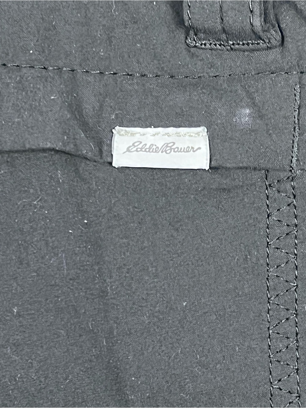 Eddie Bauer Women's Travex Black Nylon Cargo Hiking Capris Size 16; Outdoor - Picture 5 of 11
